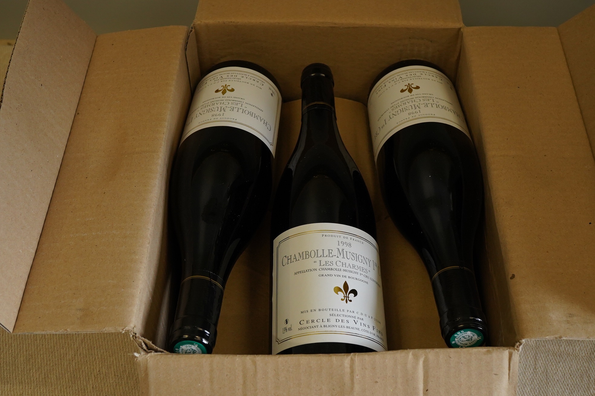 Cercle des Vins Fins, 'Les Charmes', 1998